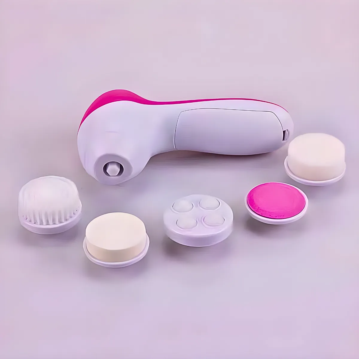 Escova Facial Elétrica 5 em 1 Portátil Esfoliante e Massagea - Imagem 3