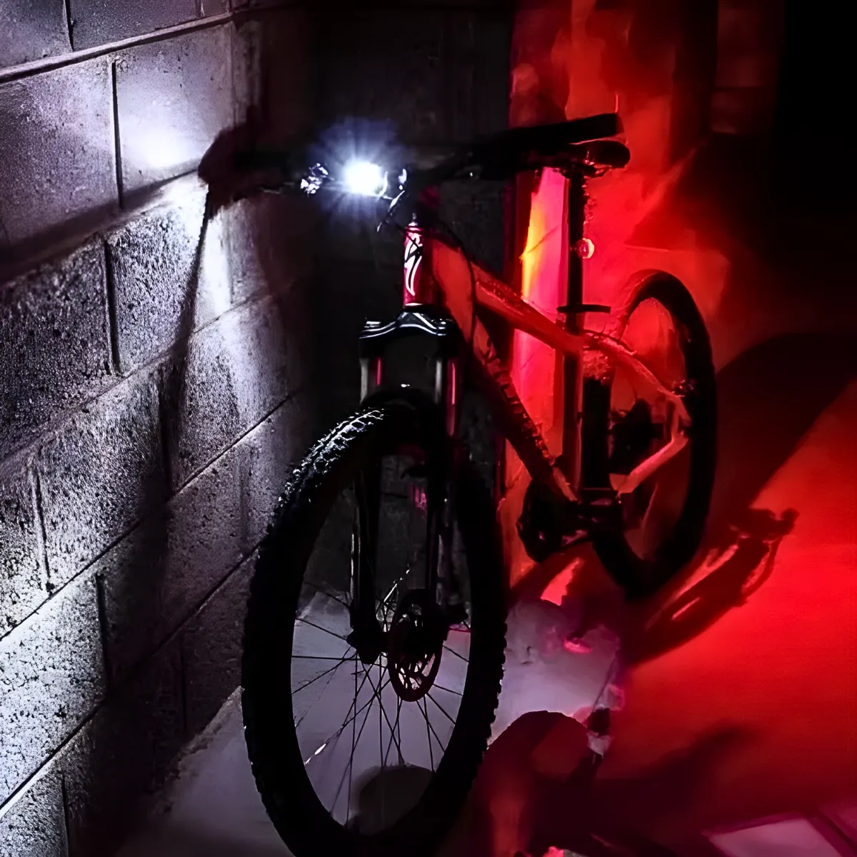 Kit Bike Farol Frontal + Traseiro Ultra Led Usb Recarregável - Imagem 2